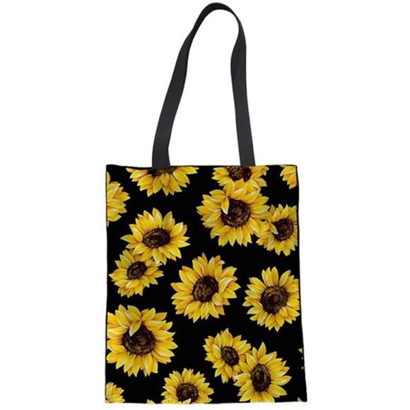 Women Tote Bag  Shoulder Bags Flower Print - Picture 1 of 6